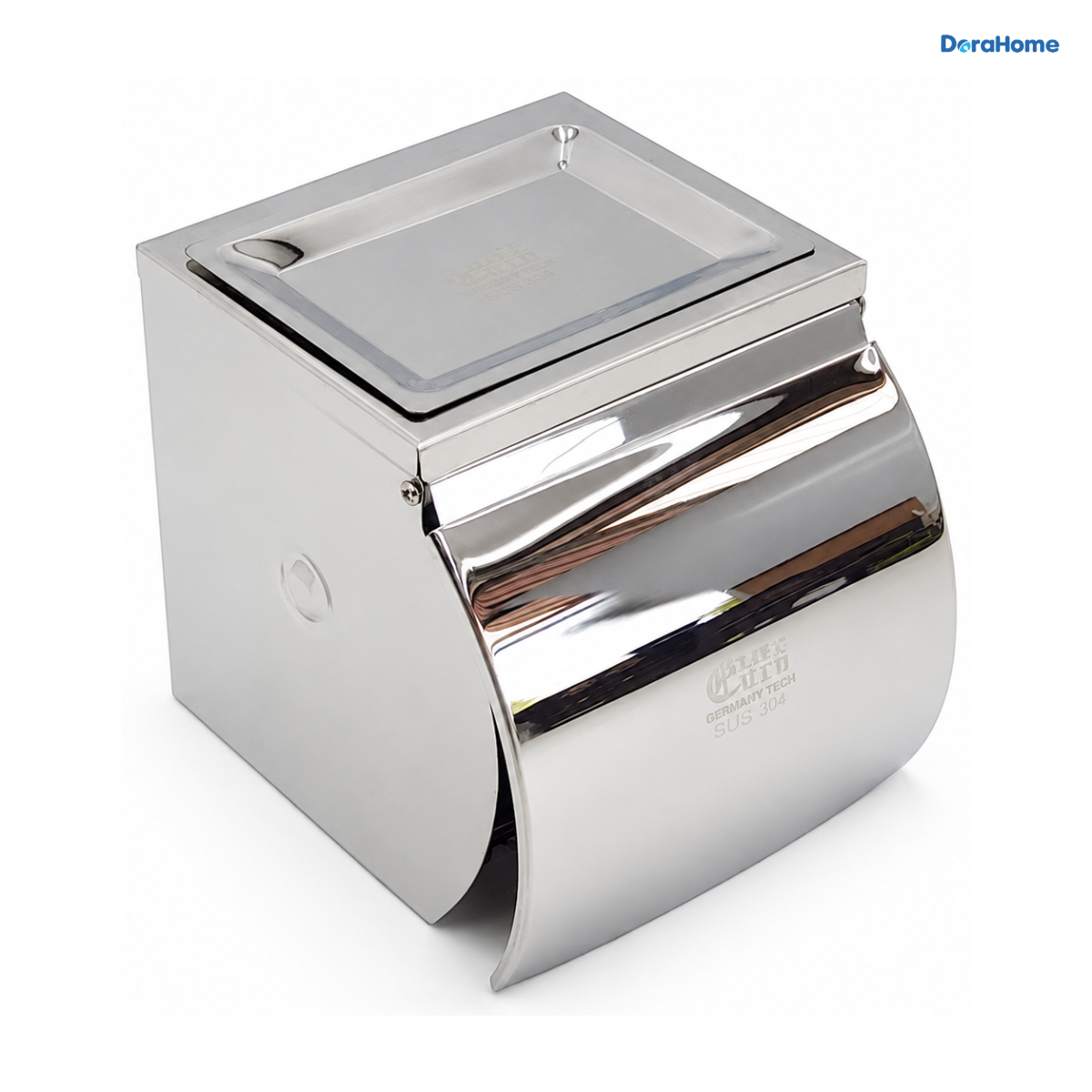 Hộp đựng giấy vệ sinh có kệ Inox SUS304 EUROLIFE EL-P06-4